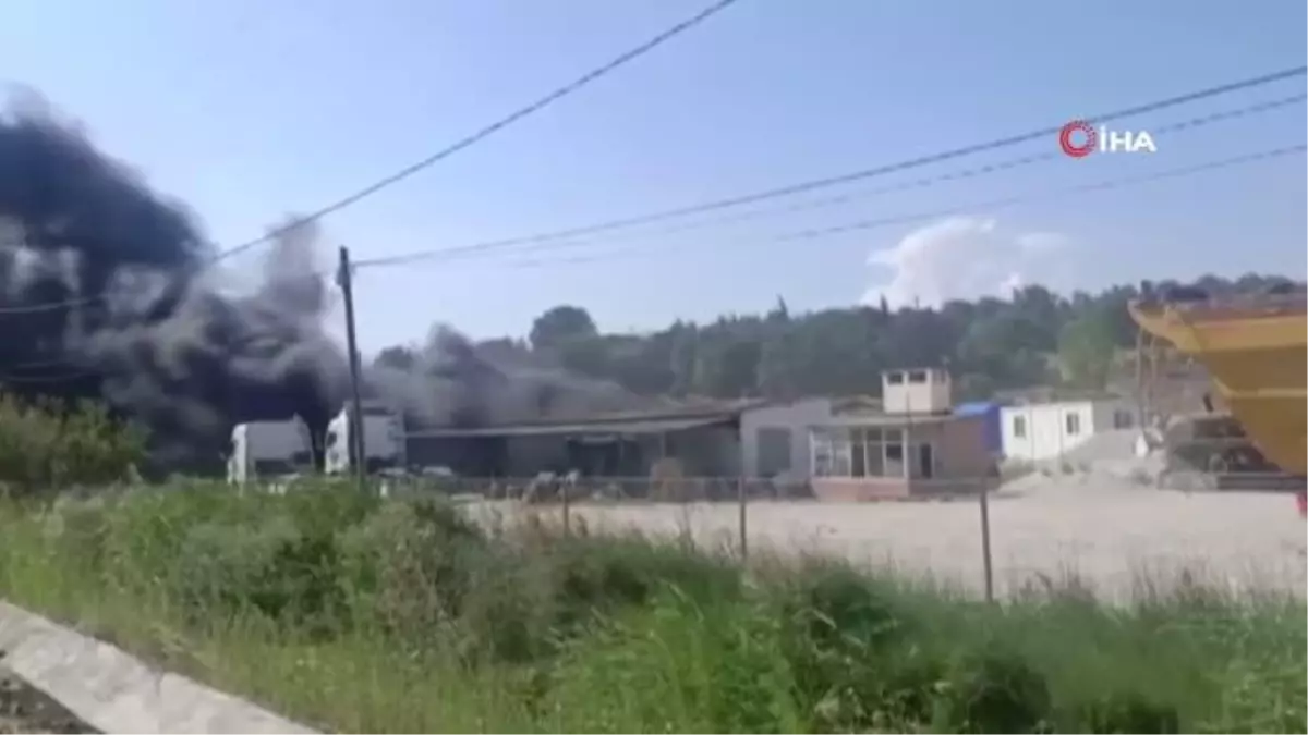 Son Dakika | Lastik tamircisinde yangın