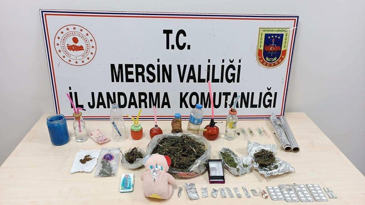 Mersin\'de uyuşturucu operasyonu: 5 gözaltı