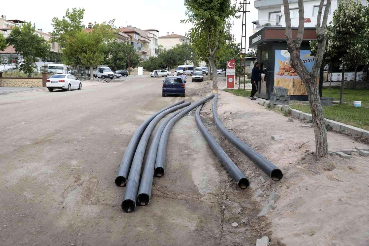 Nevşehir\'de alt yapı çalışmaları devam ediyor