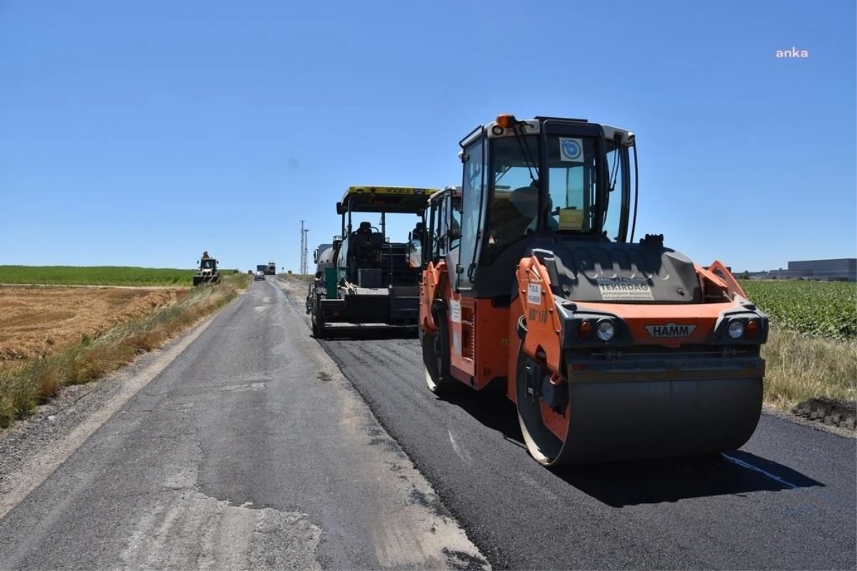 Tekirdağ Büyükşehir, Yol Bakım ve Onarım Çalışmalarına Devam Ediyor