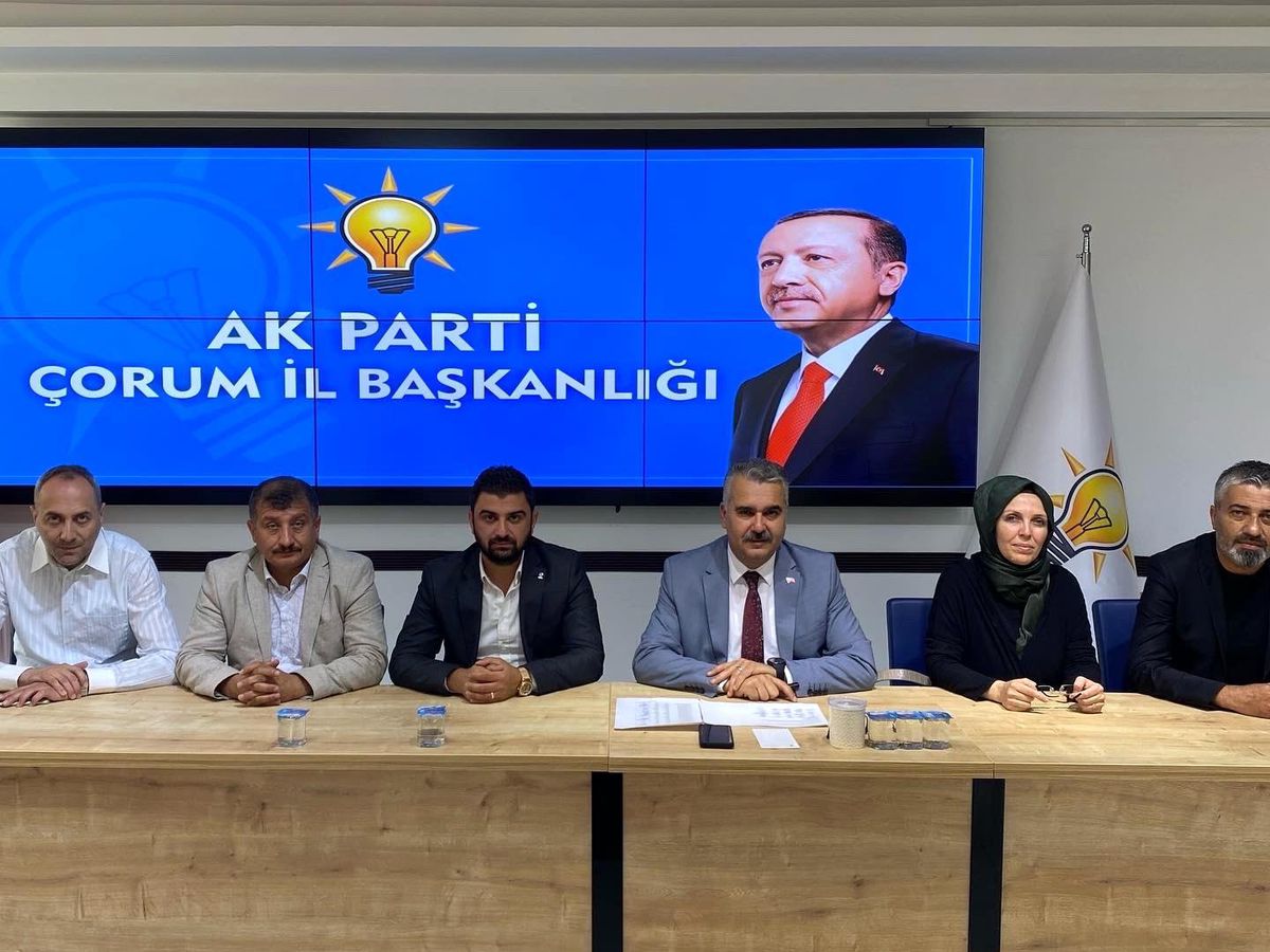 AK Parti Çorum İl Başkanı Yusuf Ahlatcı Açıklaması