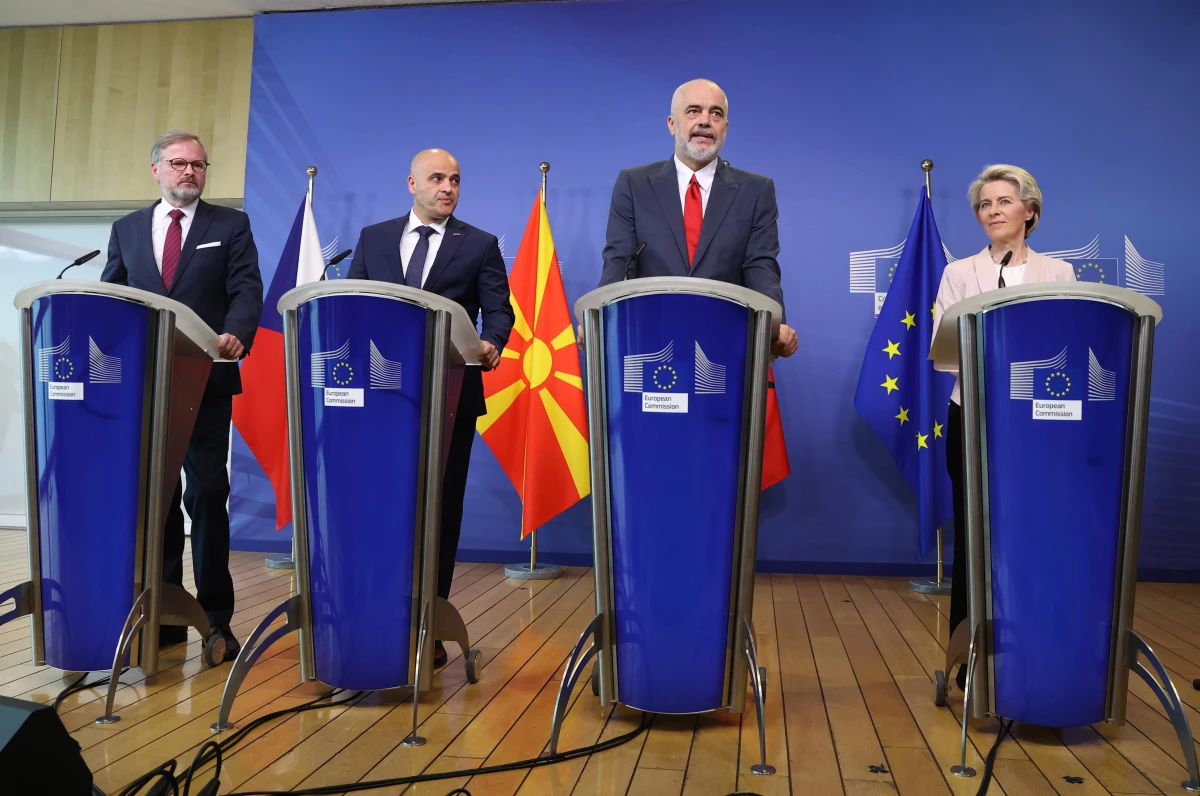 Arnavutluk ve Kuzey Makedonya, AB ile katılım müzakerelerine başladı