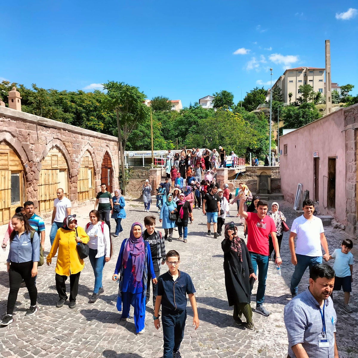 "Avrupa\'daki Türkler" Kayseri\'de kültür turlarıyla tarihi yerleri geziyor