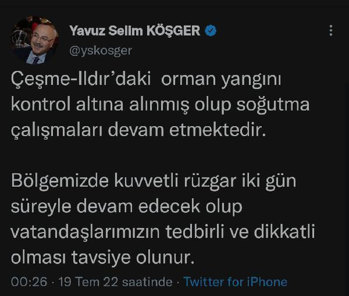 Çeşme\'de otluk alanda çıkan yangın korkuttu (3)