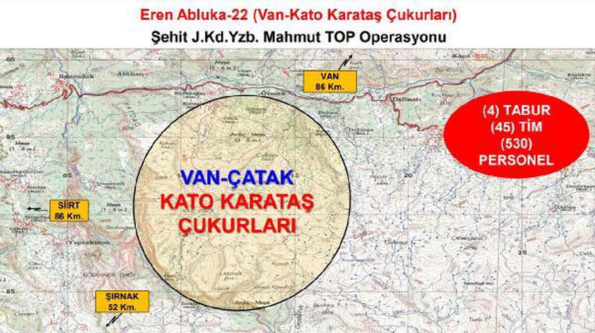 İçişleri: Van\'da Eren Abluka- 22 Operasyonu başlatıldı