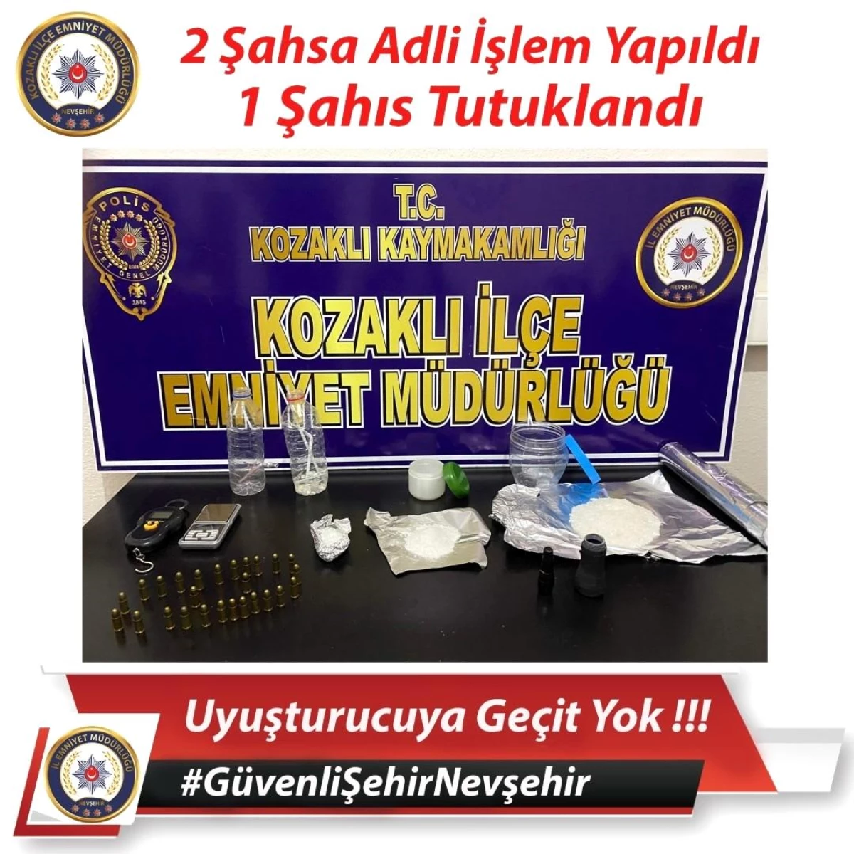 Son dakika haberi... Nevşehir\'de uyuşturucudan 1 kişi tutuklandı