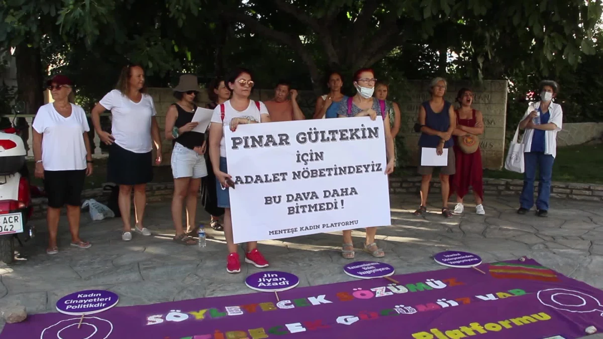 Son dakika haberi | Pınar Gültekin Ölümünün İkinci Yıl Dönümünde Muğla\'da Anıldı