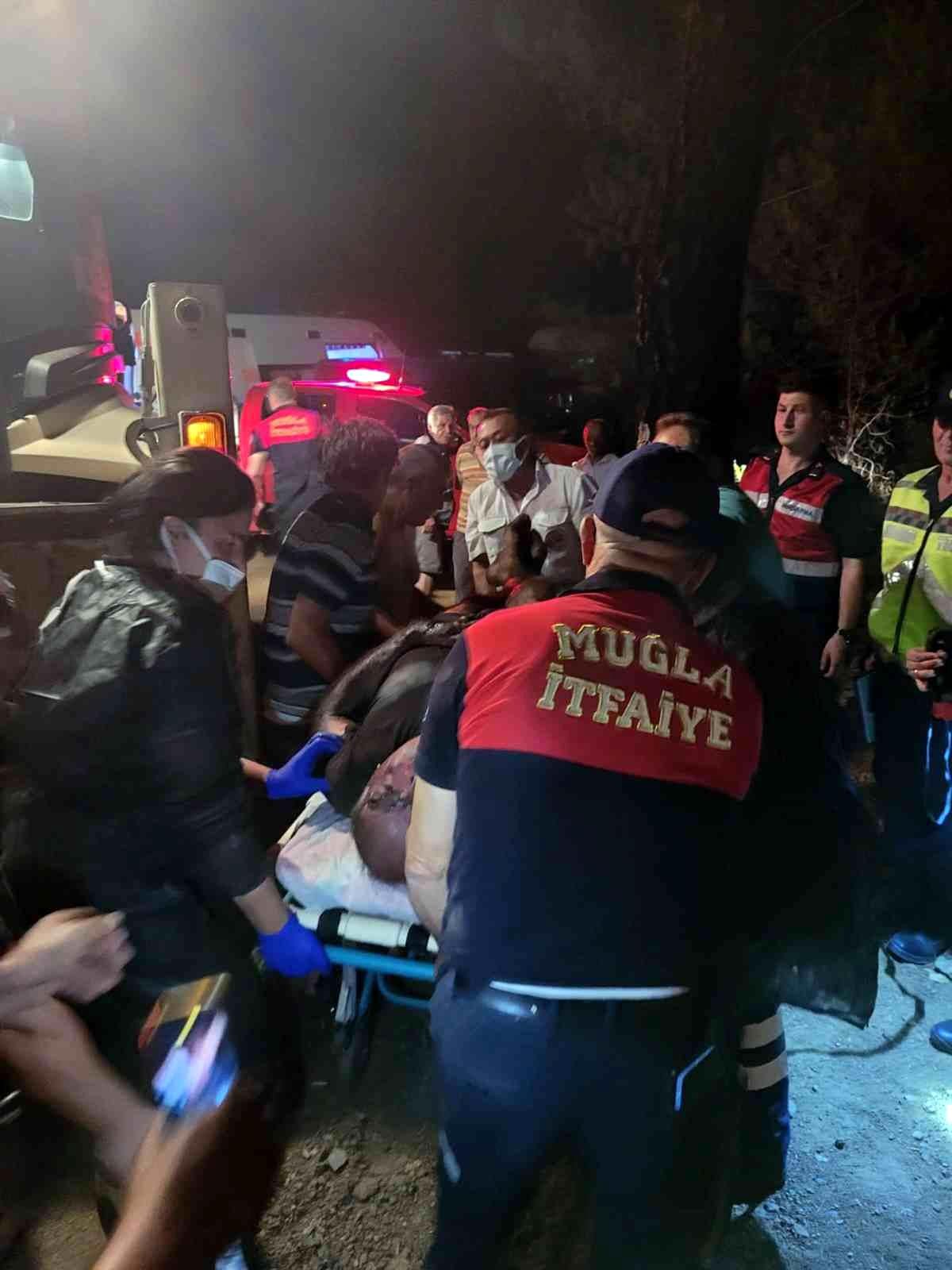 Traktörün altında kaldı