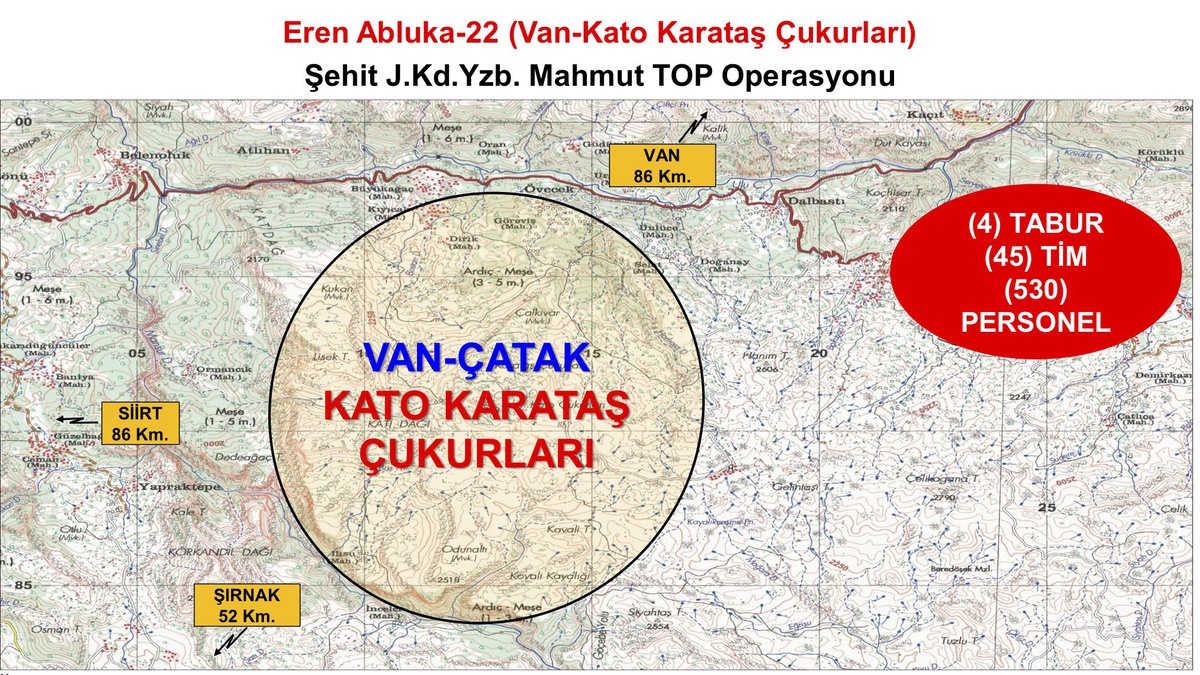 Son dakika haberi | İçişleri Bakanlığı duyurdu: "Eren Abluka-22 Şehit Jandarma Kıdemli Yüzbaşı Mahmut Top Operasyonu başlatıldı"