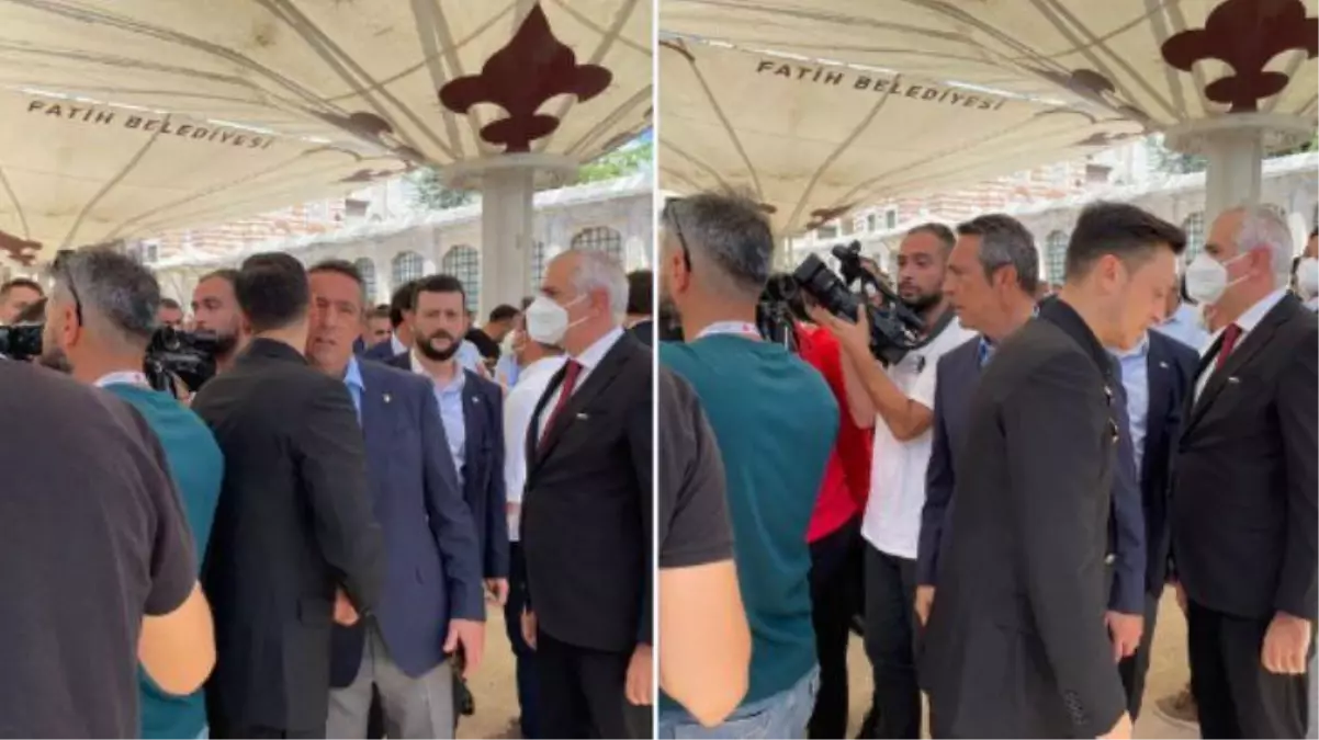 Ali Koç ile Mesut Özil, ayrılık sonrası ilk kez cenazede karşılaştı