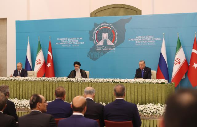Erdoğan, Reisi ve Putin zirvesinden sonra 16 maddelik bildiri yayınlandı