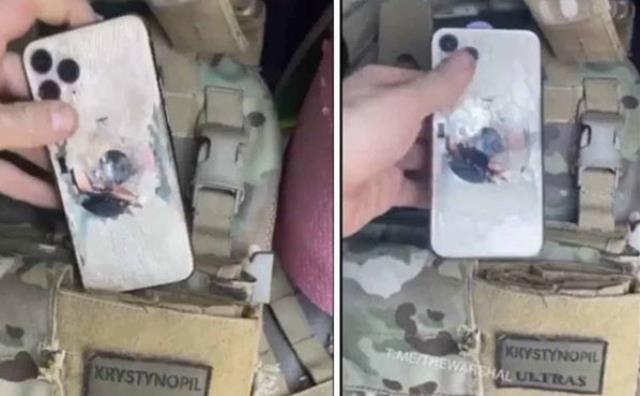 iPhone, adeta çelik yelek oldu ve hayat kurtardı!