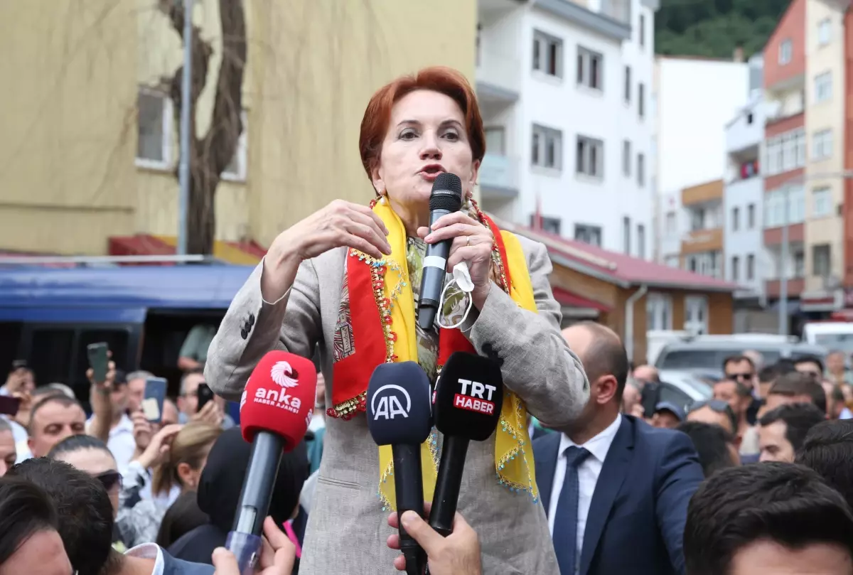 İYİ Parti Genel Başkanı Akşener Giresun\'da