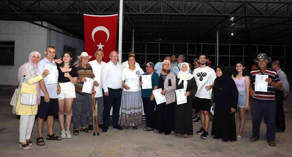 Menteşe Akçaova\'da 20 Yıllık İmar Sorunu Çözüldü
