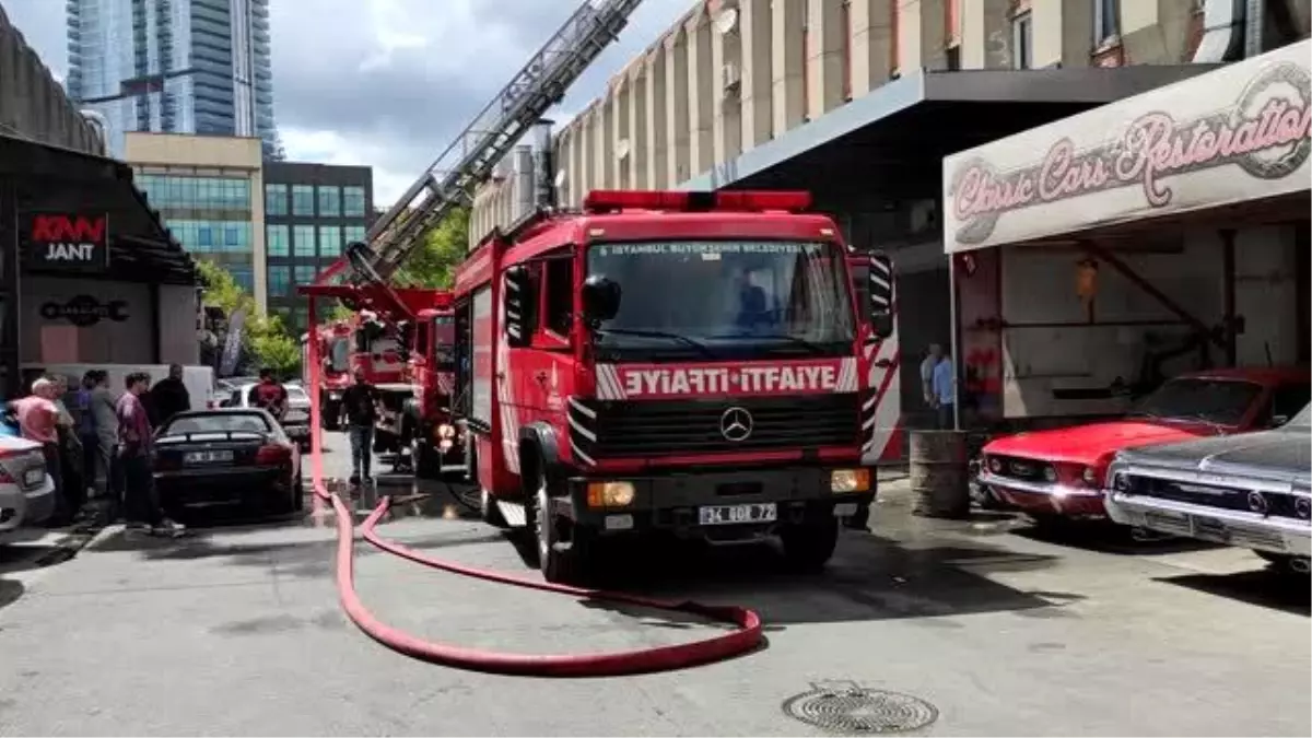 Son Dakika | Şişli'de iş yerinde çıkan yangın söndürüldü