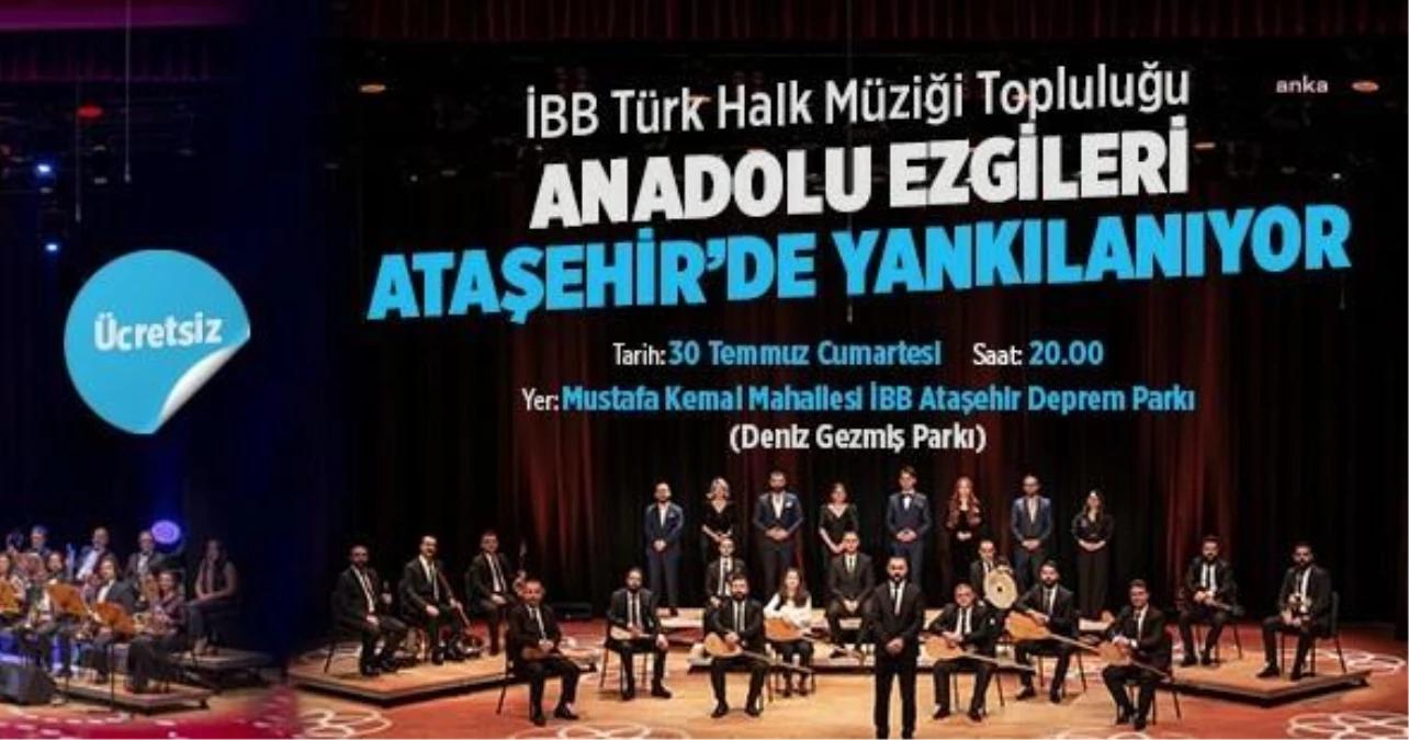 Ataşehir Belediyesi Yaz Konserlerine Ev Sahipliği Yapacak