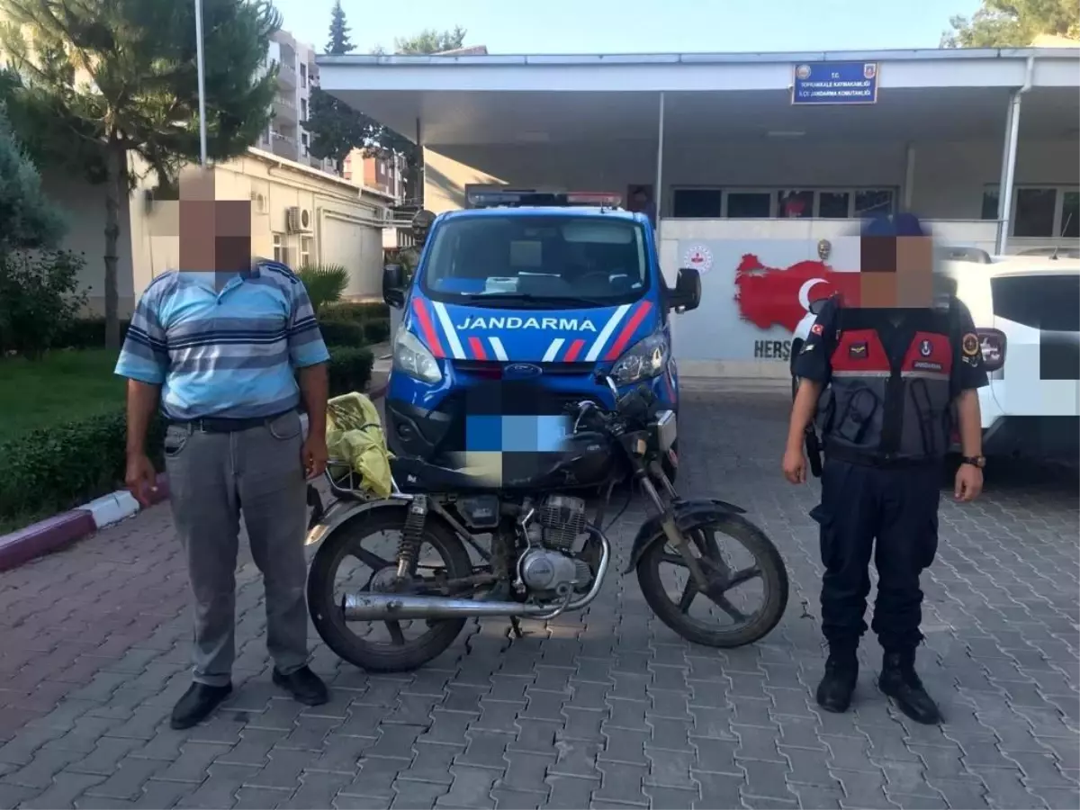 Çalınan motosiklet bulunarak sahibine teslim edildi