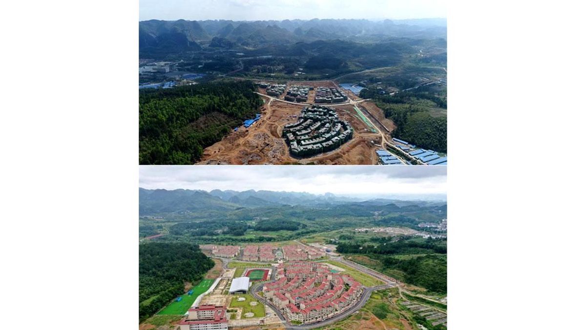 Çin\'in Guizhou Eyaletindeki Astronomi Temalı Bir Kasaba