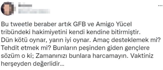 Fenerbahçe amigosu, İrfan Can Kahveci'yi tehdit etti, tepkiler sonrası yazdığı mesajı sildi Fenerbahçe amigosu, İrfan Can Kahveci'yi tehdit etti, tepkiler sonrası yazdığı mesajı sildi