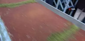 Hatay'da 83 metre uzunluğundaki künefe dakikalar içerisinde tükendi