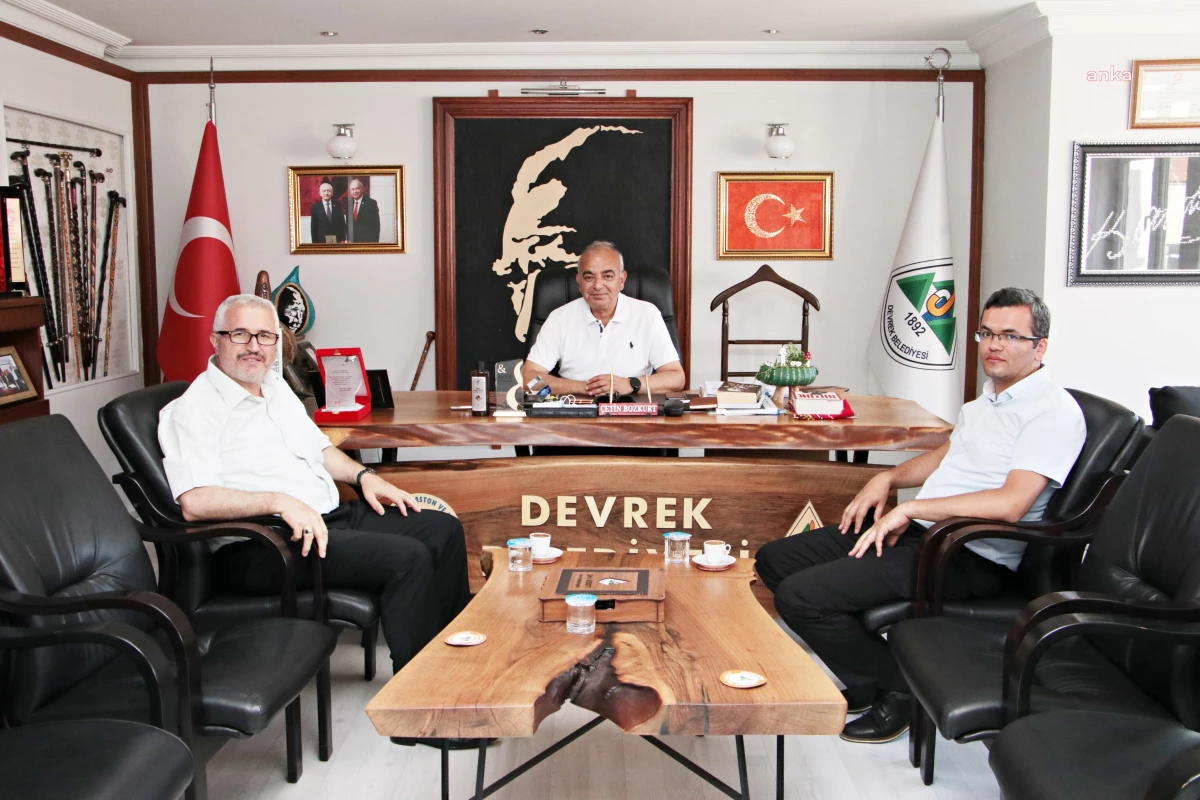 Müftü İzmirli\'den Başkan Bozkurt\'a Veda Ziyareti