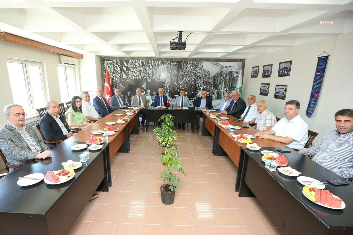 Nilüfer Belediye Başkanı Erdem, Besob\'un Yeni Yönetimini Ziyaret Etti