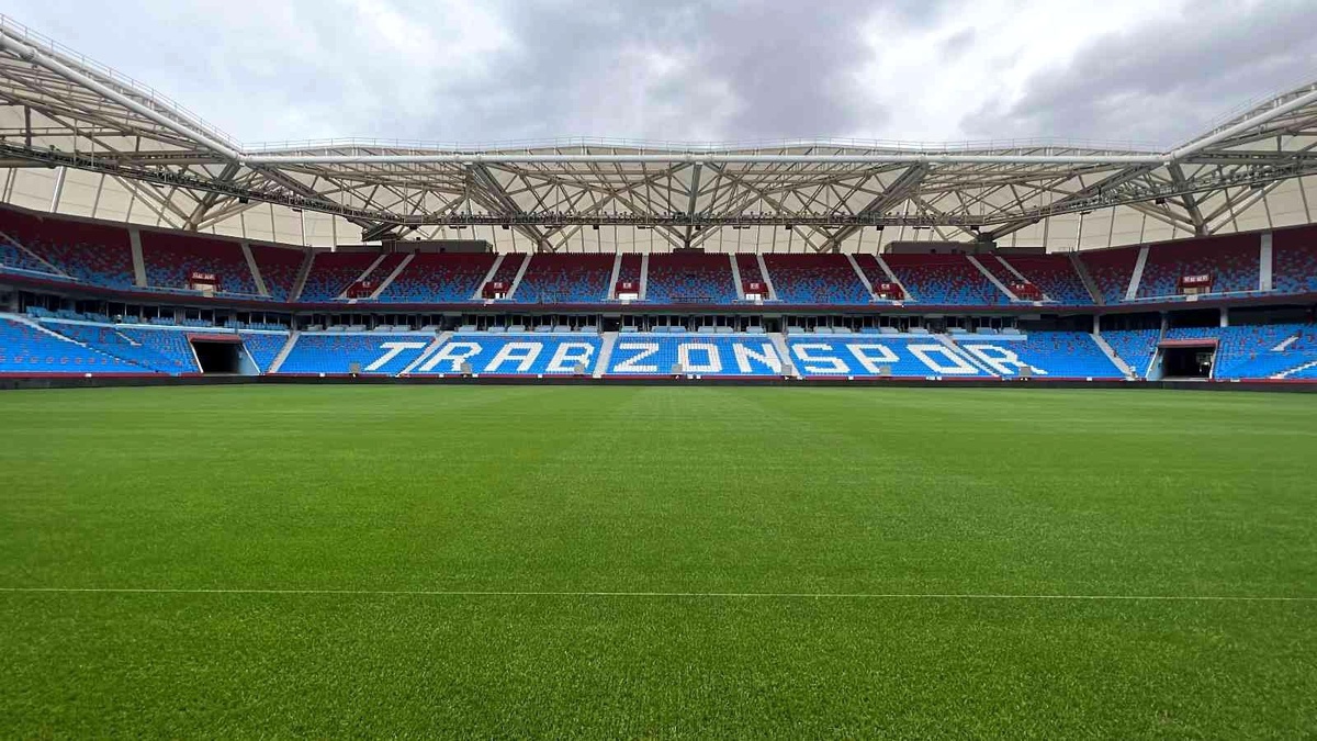 Trabzonspor\'un stadyumu yeni sezona hazırlanıyor