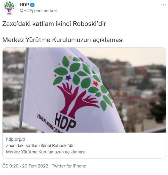 Türkiye'nin Suriye operasyonu öncesi terör örgütü PKK, Irak'ta katliam yaptı! HDP ve Diyarbakır Barosu TSK'yı suçladı