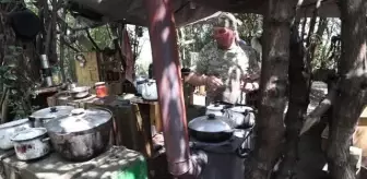 Ukrayna'da savaştan önce şoförlük yapan Valodya, cephede gönüllü aşçı oldu