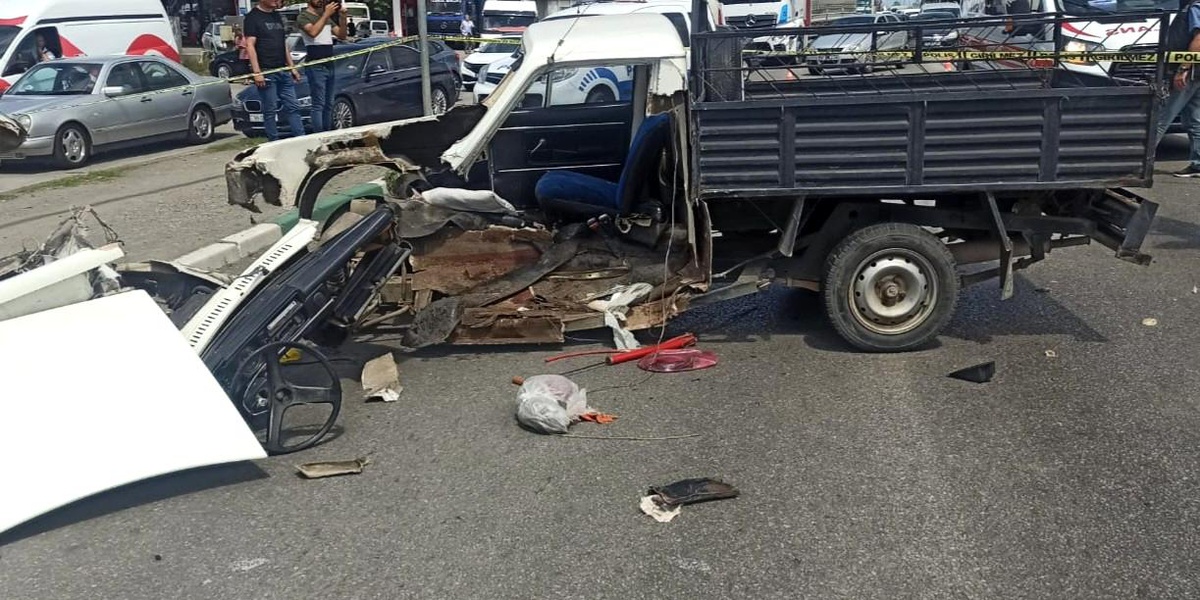 95 yaşındaki sürücü kazada hayatını kaybetti