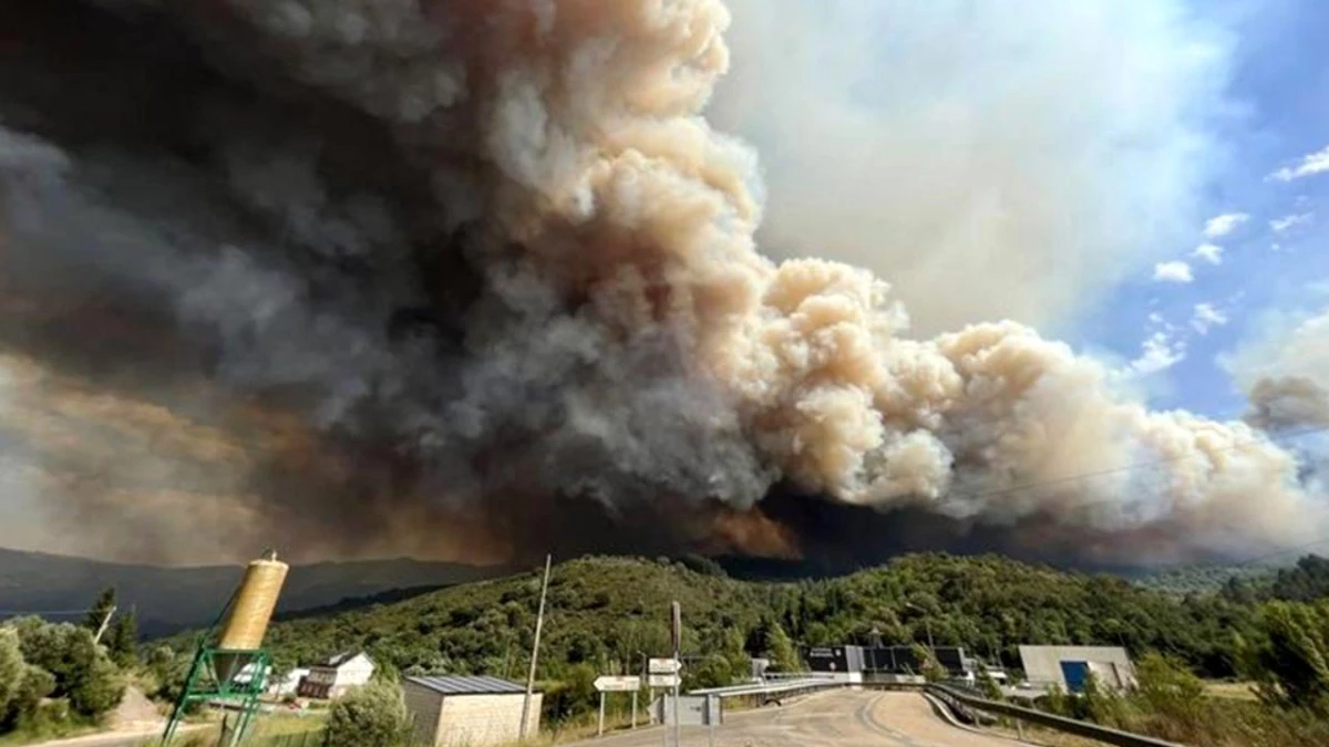 Albüm: İspanya\'da Sıcak Hava Dalgası Orman Yangınlarını Tetikledi