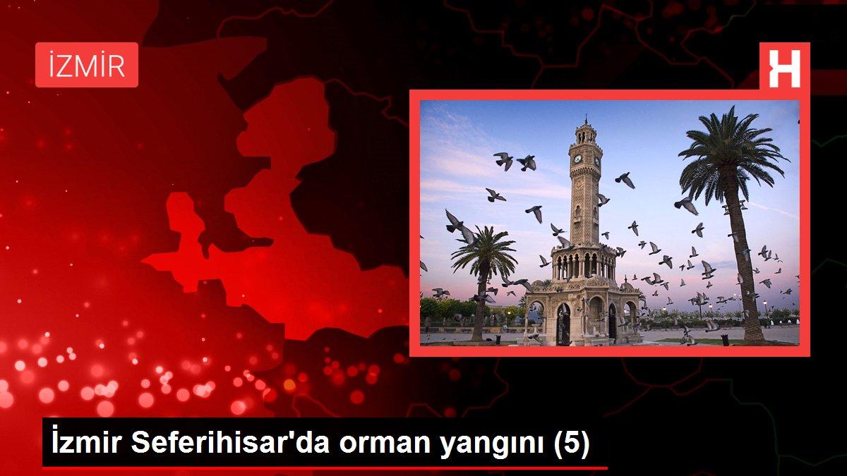 İzmir Seferihisar'da orman yangını (5)