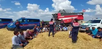 Jandarmadan çiftçilere anız yangını eğitimi