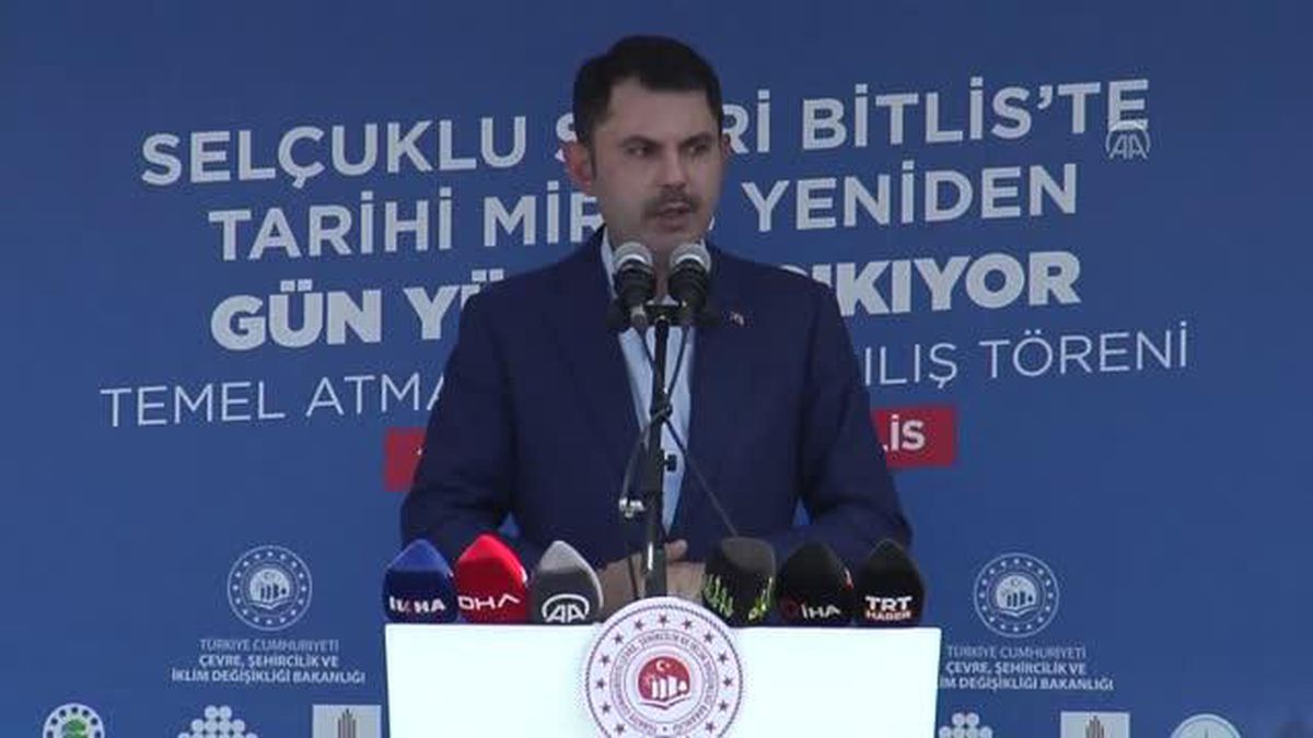 Kurum: 'Toplam yatırım değeri 1 milyar 232 milyon olan projemizi, Bitlis'imize kazandırıyoruz'