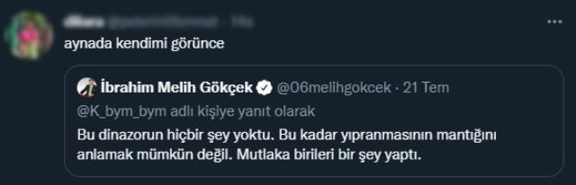Melih Gökçek, Ankapark'taki dinazora kumpas kurulduğunu iddia etti; altına yapılan yorumlar bomba Melih Gökçek, Ankapark'taki dinazora kumpas kurulduğunu iddia etti; altına yapılan yorumlar bomba