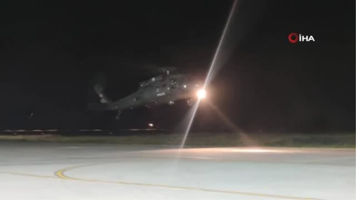 Polis helikopteri 15 yaşındaki genç için gece havalandı