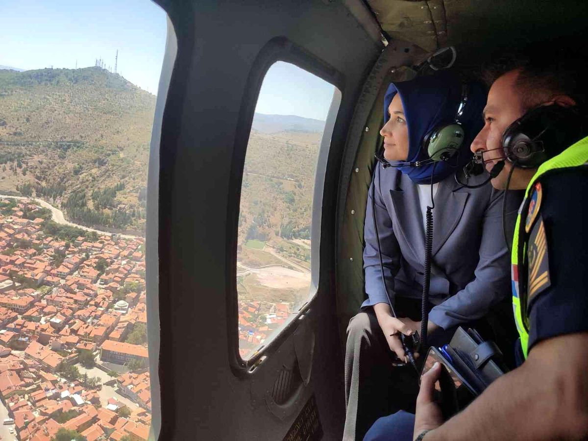 Vali Yiğitbaşı, havadan trafik denetimine katıldı