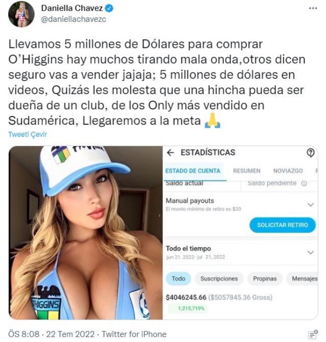 Çıplak fotoğraflarını satarak milyonlar kazanan ünlü model, futbol kulübü satın alıyor Çıplak fotoğraflarını satarak milyonlar kazanan ünlü model, futbol kulübü satın alıyor