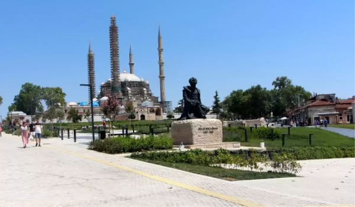 Edirne\'de termometreler 43 dereceyi gördü, sıcak hava bunalttı