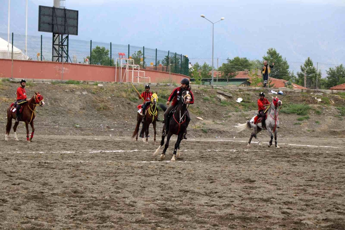 Erzincan\'da ata sporu cirit yaşatılıyor