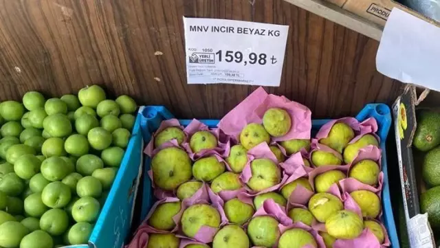 İki kilo incir alıp kasaya giden vatandaş fiyatı duyunca geri bıraktı