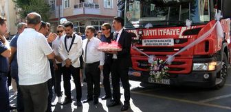 İTFAİYE ARACI GELİN ARABASI OLDU