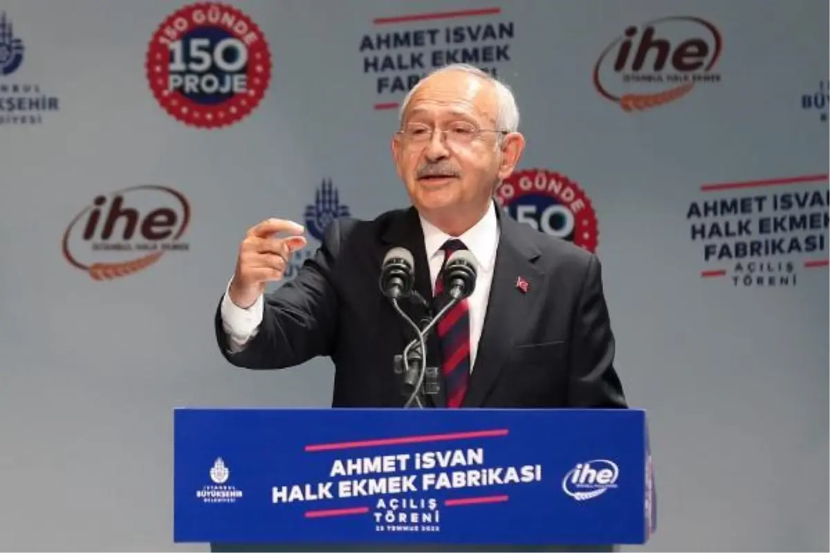 KILIÇDAROĞLU İSTANBUL\'DA HALK EKMEK FABRİKASI AÇILIŞINA KATILDI