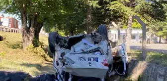 Otomobil şarampole devrildi; anne- kız öldü, 4 yaralı