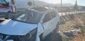 Takla atan otomobilde Çiğdem öldü; 5 yaralı