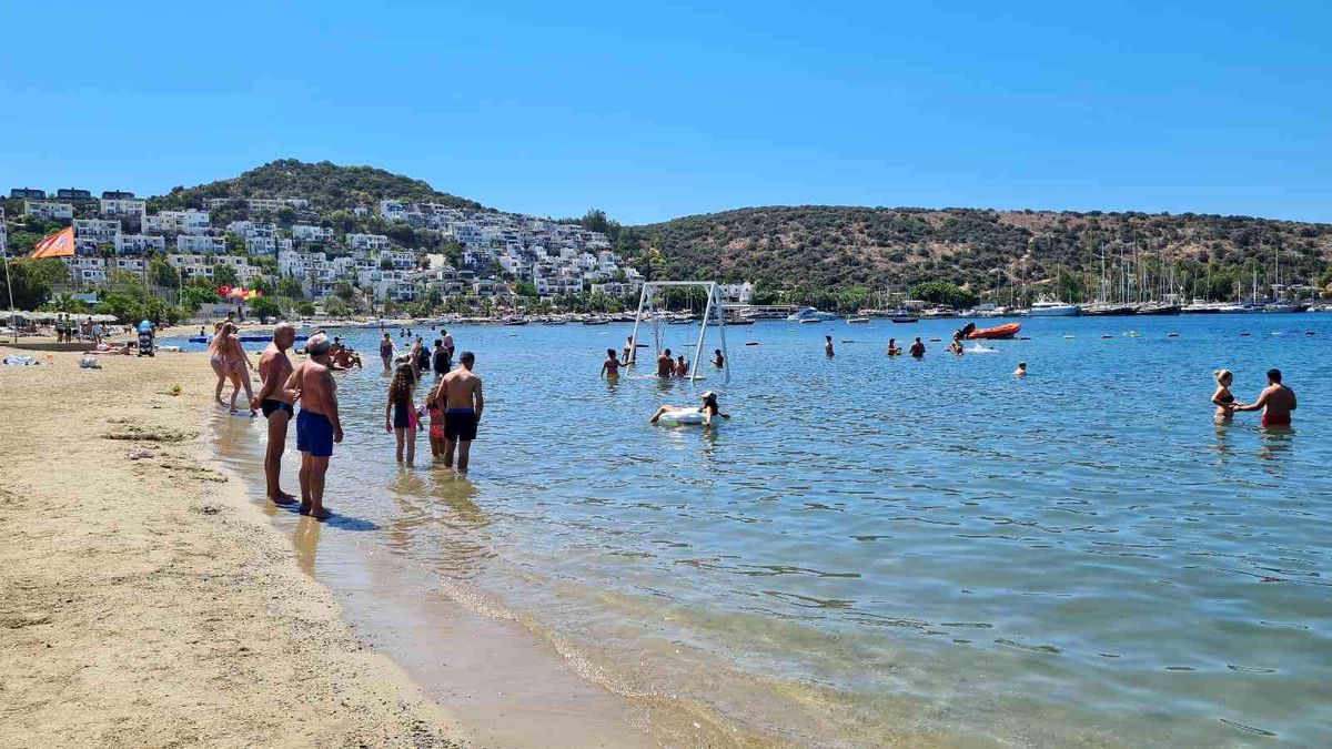 Bodrum\'da sıcak hava yoğunluğu