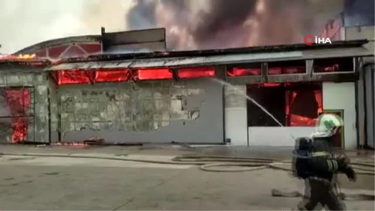 Rusya\'da atölyede yangın çıktı