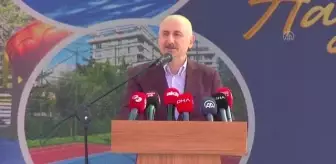 Bakan Karaismailoğlu, Yahya Kemal Su Parkı'nın açılış töreninde konuştu (2)