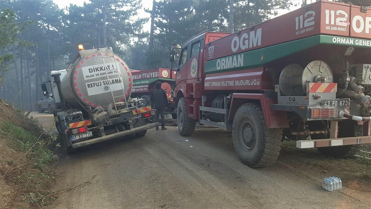 Emet Yangınına Eskişehir\'den Destek Ekip