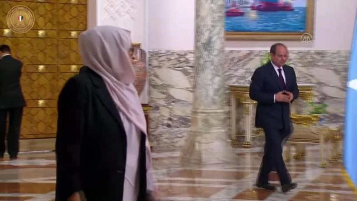 Mısır Cumhurbaşkanı Sisi - Somali Cumhurbaşkanı Mahmud ortak basın toplantısı